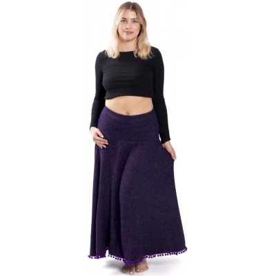 Tassel II. dlouhá teplá sukně fialová – Zboží Mobilmania