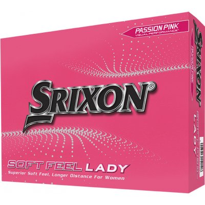 Srixon Soft Feel Lady 23 2-plášťový - růžový 3ks – Hledejceny.cz