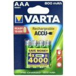 Varta Power AAA 800 mAh 4ks 56703101404 – Zbozi.Blesk.cz
