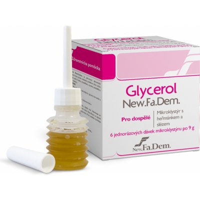 Glycerol mikroklystýr pro dospělé 6 x 9 g – Zbozi.Blesk.cz