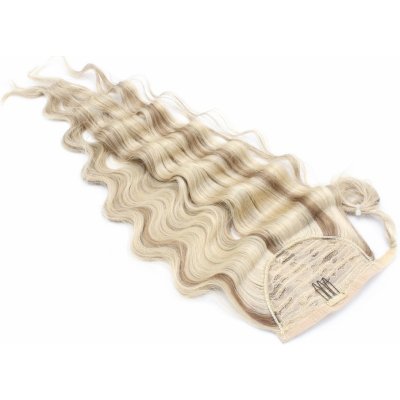Clip in culík z pravých lidských vlasů vlnitý 50cm platina/světle hnědá – Hledejceny.cz
