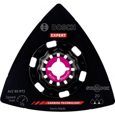 Bosch Brusná deska pro oscilační nářadí EXPERT AVZ 90 RT2, 90 mm 2608900045