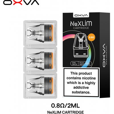 OXVA NeXLIM CL Pod 2ml cartridge odpor 0,8ohm 3ks – Hledejceny.cz