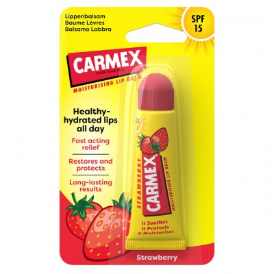 Carmex Balzám na rty hydratační Jahoda SPF15 10 g – Zboží Dáma Carmex Balzám na rty hydratační Jahoda SPF15 10 g – Zboží Dáma