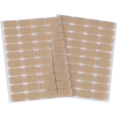 Suchý zip samolepicí obdélníčky 15x25 mm, malé, 3 béžová – Hledejceny.cz