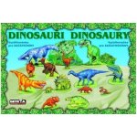Vystřihovánka jednoduchá Dinosauři 242 – Zboží Mobilmania