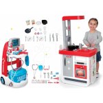 Smoby Set lekársky vozík elektronicky Medical +kuchynka Bon Appétit elektronická 340202-5 – Zboží Mobilmania