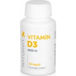 NaturVit Vitamin D3 1000 IU 30 kapslí – Hledejceny.cz