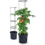 Prosperplast Květináč na pěstování rajčat TOMATO GROWER antracit 35 x 35 x 26,3cm – Sleviste.cz
