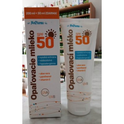 MedPharma opalovací mléko SPF50 230 ml – Hledejceny.cz