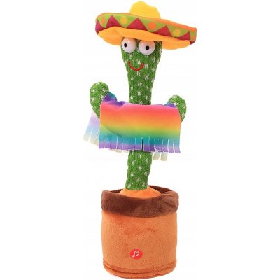 1Mcz Interaktivní plyšový zpívající a tančící kaktus Mexičan Amigos – Hledejceny.cz