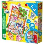 SES Můj první plakát s nálepkami Dům – Zboží Dáma