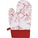 Frobyt Kuchyňská chňapka LEAF ČERVENÁ lístky 28 x 18 cm – Zbozi.Blesk.cz