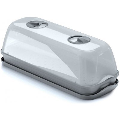 Prosperplast Sadbovač s víkem 25,7x19,6x18,5 cm šedý – Zboží Mobilmania