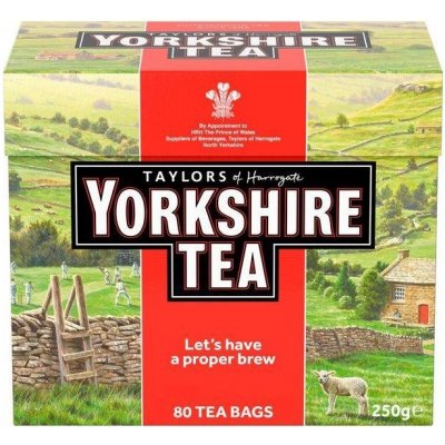 Yorkshire Tea 80 Tea Bags Černý sáčkový čaj 80 ks 250 g – Zboží Mobilmania