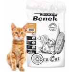 SUPER BENEK Corn Classic Kukuřičné stelivo pro kočky Přírodní, hrudkující 35 l – Zboží Dáma