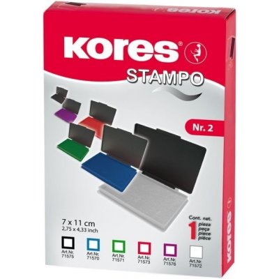 Kores Razítková poduška Stampo zelená 7 x 11 cm – Sleviste.cz