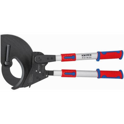 KNIPEX 95 32 100 Nůžky na kabely s teleskopickými rukojeťmi- ráčnové 95 32 100 – Zbozi.Blesk.cz