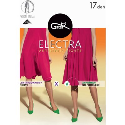 Gatta Electra Antistatic Tights 17 DEN Černá – Zboží Mobilmania