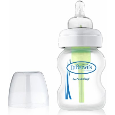Dr. Brown´s kojenecká láhev širokohrdlá Options transparentní 150 ml – Sleviste.cz
