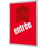 Jansen Display Set klaprámu A1, Vchod, červený, francouzština, 625 x 872 mm – Zboží Živě