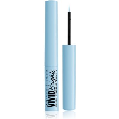NYX Professional Makeup Vivid Brights tekuté oční linky 06 Blue Thang 2 ml