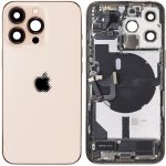Kryt Apple iPhone 13 Pro zadní Housing s Malými Díly zlatý – Zboží Živě