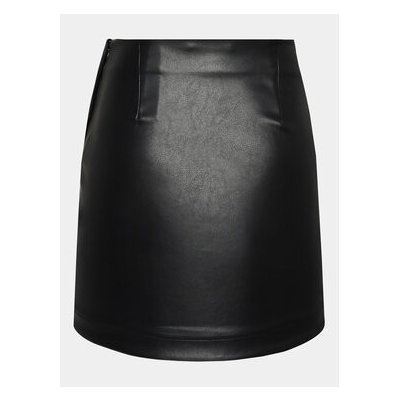 Gina Tricot sukně z imitace kůže 20151 černá
