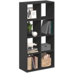 vidaXL Knihovna/dělící stěna černá 102x29x103,5 cm kompozitní dřevo – Sleviste.cz