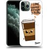 Pouzdro a kryt na mobilní telefon Apple Pouzdro Picasee silikonové Apple iPhone 11 Pro - Cute coffee čiré