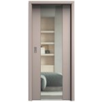 Sapeli Harmonie Komfort M40 posuvné taupe 80 x 210 cm Čiré sklo – Hledejceny.cz