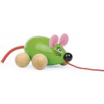 Vilac tahací myška Lisa zelená – Sleviste.cz