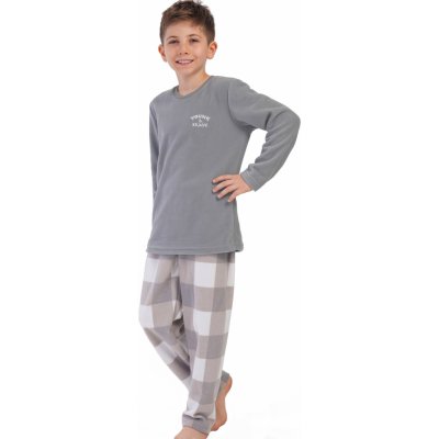 Pyžamo Young and Brave 1T0464 šedé – Hledejceny.cz