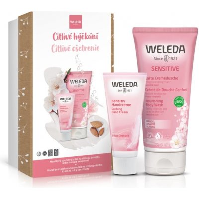 Weleda Sensitive hydratační krém na ruce 50 ml + krémový sprchový gel 200 ml dárková sada – Zbozi.Blesk.cz