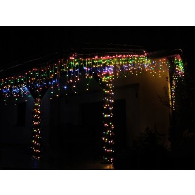 Vánoční světelný závěs 300 LED MULTICOLOR 11518 – Hledejceny.cz
