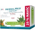 HerbalMed pastilky Jitrocel Mateřídouška Lípa Vitamín C 24+6 pastilek – Hledejceny.cz