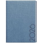 Baloušek David Tora A5 Denní 2026 modrošedá – Zboží Živě