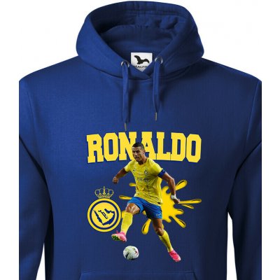 Bezvatriko.cz mikina Cristiano Ronaldo Al Nassr Modrá Canvas 2241 – Sleviste.cz