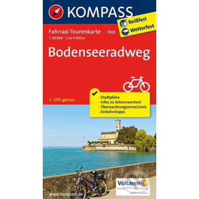 cyklomapa Bodenseeradweg 1:50 t. lamino