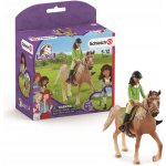 Schleich 42542 Sarah s pohyblivými klouby na koni – Hledejceny.cz