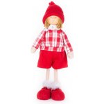 MagicHome Dekorace Vánoce Chlapeček v kárované košili 32 cm – Hledejceny.cz