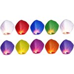 10 x lampiony štěstí přání mix barev svatba – Zboží Dáma