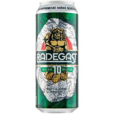 Radegast Rázná 10° 4,1% 0,5 l (plech) – Zboží Dáma