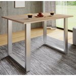 VCM Jídelní stůl Xona 110 x 80 U-nohy dub sonoma – Zboží Dáma