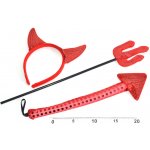 Čertí set uši ocas hůl – Zboží Dáma