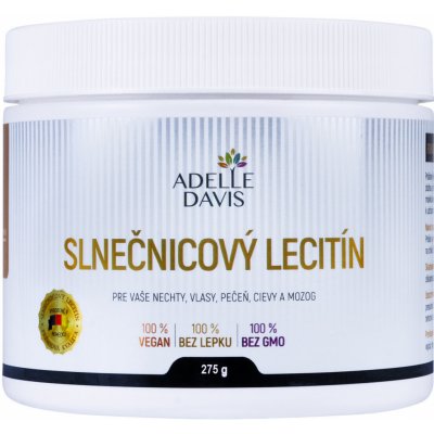 ADELLE DAVIS Slunečnicový lecitin práškový 275 g – Hledejceny.cz