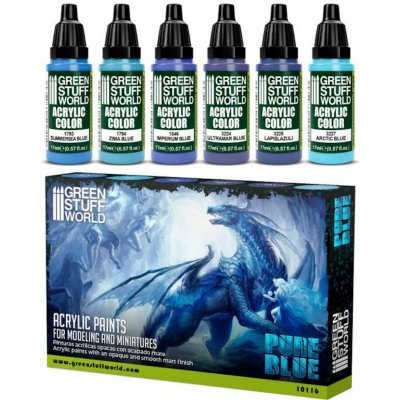 Green Stuff World Paint Set pure blue – Hledejceny.cz
