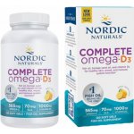 Nordic Naturals Complete Omega-d3 120 kapslí – Hledejceny.cz