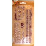 Creatoys Gelová razítka Ozdobná abeceda – Zboží Dáma