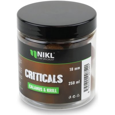 Nikl Criticals boilie Calanus & Krill 250 ml 24 mm – Hledejceny.cz